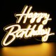 thumbnail image 2 of Letrero de neón: Letrero LED iluminado con alimentación USB para fiestas - Letras iluminadas - Decoración del hogar para celebraciones de cumpleaños y decoración de paredes, 2 of 7