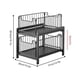 thumbnail image 3 of Organizador de armario de cocina, cajón deslizante, soporte de condimentos de 2 niveles para debajo del fregadero, 3 of 7