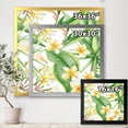 thumbnail image 4 of Designart 'Yellow Flowers and Tropical Foliage VII' Modern Framed Art Print, 4 of 4