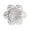 Hollow sun flower Silver, variant on Efavormart 4 Pack Silver Metal Hollow Sun Flower Napkin Rings, Modern Flower Shaped Napkin Bands