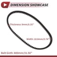 thumbnail image 4 of Correa de transmisión Unique Bargains para Honda Elite 125 150 para Honda Elite 150 (CH150) V-Belt, 4 of 7