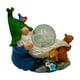 thumbnail image 2 of Lámpara solar de jardín, iluminación decorativa, lámpara solar con forma de búho/perro, lámpara exterior para jardín, decoración de patio, lámpara solar recargable, batería de litio,, 2 of 7