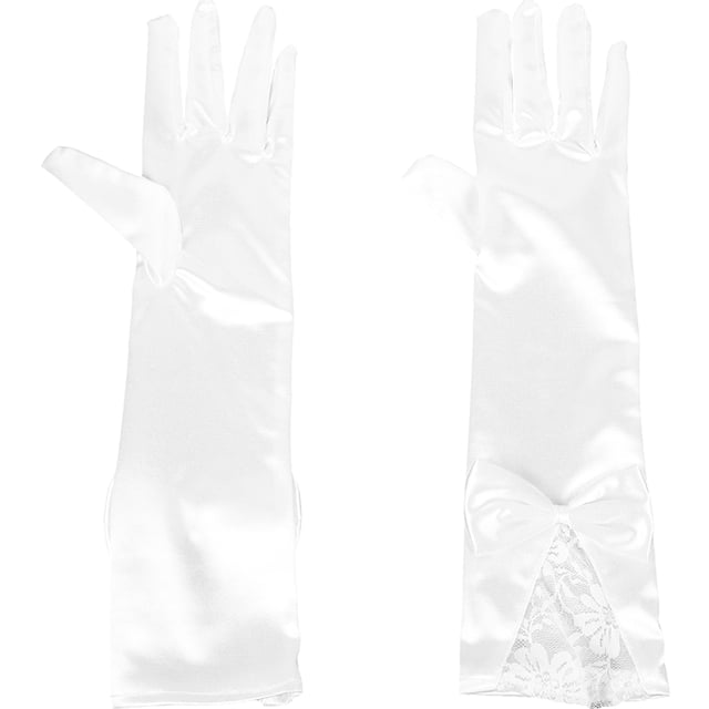 1 par de guantes de novia de boda Guantes de vestidos de novia Guantes de encaje de novia Guantes largos