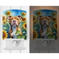 thumbnail image 2 of Pit Bull Terrier in Sunflowers Ceramic Night Light 4 in x 6 in, 2 of 3