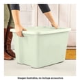 thumbnail image 4 of Caja de transporte Sterilite de plástico de 68 Litros con Tapa, Verde, 4 of 4