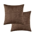 thumbnail image 6 of Home Soft Things Pleated Velvet 2 Piece Throw Pillow Cover Set - Carafe - 26" x 26", 6 of 7