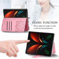 thumbnail image 5 of case for Samsung Galaxy Z Fold3 5G Wallet Case,Kawaii 3D Butterfly Embossing Slim Flip PU Leather with Magnetic Closure Credit Card Slots Holder Phone Cover for Samsung Galaxy Z Fold 3 Rhinestone Pink, 5 of 14