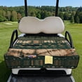 thumbnail image 2 of Whosucclay Green Tie Dye Quilted Golf Cart Seat Covers, 4 Convenient Pockets for Yamaha EZGO 2 Passenger Seat, Reusable 51.18 x 30.3 inches, 2 of 9