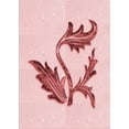 thumbnail image 1 of Ahgly Company Tapis d'Intérieur Lavables en Machine, Rectangle de Transition Rose Clair, 2' x 5', 1 of 7