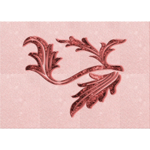 Ahgly Company Tapis d'Intérieur Lavables en Machine, Rectangle de Transition Rose Clair, 2' x 5'