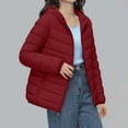 thumbnail image 2 of Women's Premium 90 Down Jacket Hooded Winter Coat Lightweight Warm Compressible Outerwear With Carry Pouch, 2 of 4