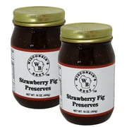 Wisconsin's Best-Strawberry Fig Preserves, 16 oz. (2 Jars)