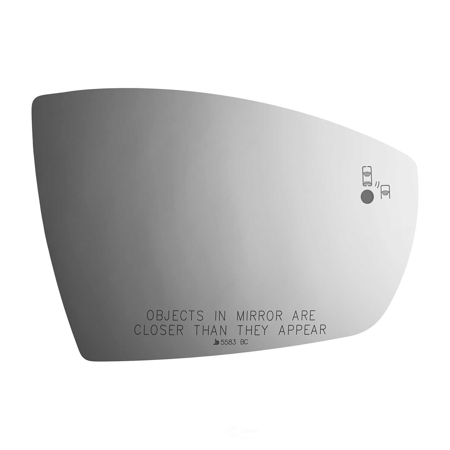 Burco Side View Mirror Replacement Glass - Clear Glass - 5583BC