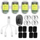 thumbnail image 1 of 4pcs LED luz estroboscópica 7 colores 2.4G control remoto inalámbrico M3 motocicleta lámpara de señal, 1 of 7