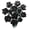 Black, variant on Blue Rose Building Kit, 585pcs DIY Artificial Flowers with Adjustable Stems & Petals, Desktop Floral Decor, Valentine Gift for Women/Mom/Wife
