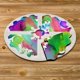 thumbnail image 1 of Yaju 2pcs Irregular Coaster Resin Mold, Round Wave Epoxy Mold For Agate Coaster Resin Casting, Coaster, Jewelry Holder, Home Decor, 1 of 3