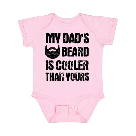 

Inktastic My Dad s Beard is Cooler Than Yours Boys Baby Bodysuit
