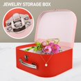 thumbnail image 3 of iplusmile Paperboard Suitcases, Vintage Decorative Storage Box, Bunny Pattern Decorative Box Cardboard Suitcases, 3 of 8