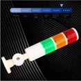 thumbnail image 2 of Foldable Multi-Layer Led Alarm Light Signal Tower Light Machinetool Light 12-24V Bem-X-50-2T-D, 2 of 9