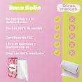 thumbnail image 2 of Buen Rollo Toallas de Papel de Bamb&uacute;, Pack de 6 Rollos, 120 Hojas Dobles por Rollo, Servitoallas S&uacute;per Absorbentes y Resistentes, 2 of 6