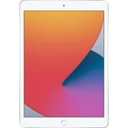 Apple iPad remis à neuf (10,2 pouces, Wi-Fi, 32 Go) - Argent (dernier modèle, 8e génération)
