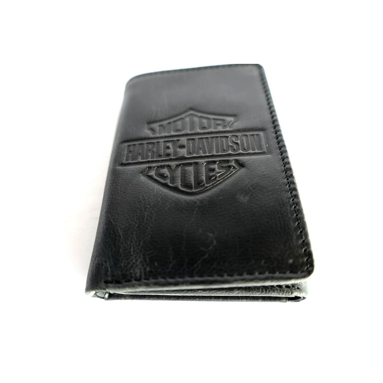 Harley-Davidson 3つ折り財布 Harley Davidson Tri Fold Genuine Leather Wallet With Clear ID