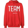 thumbnail image 2 of OXI Hoodie Sweatshirt - Team There It is, Basic Casual Hoodie for Men's and Women Fleece Hoodie Long Sleeve - Red X-Large, 2 of 3