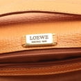 thumbnail image 4 of Pre-Owned LOEWE Barcelona handbag, leather, women's, orange (Good), 4 of 9