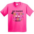 thumbnail image 3 of Inktastic My Daddy Graduated and I'm Super Proud Youth T-Shirt, 3 of 5