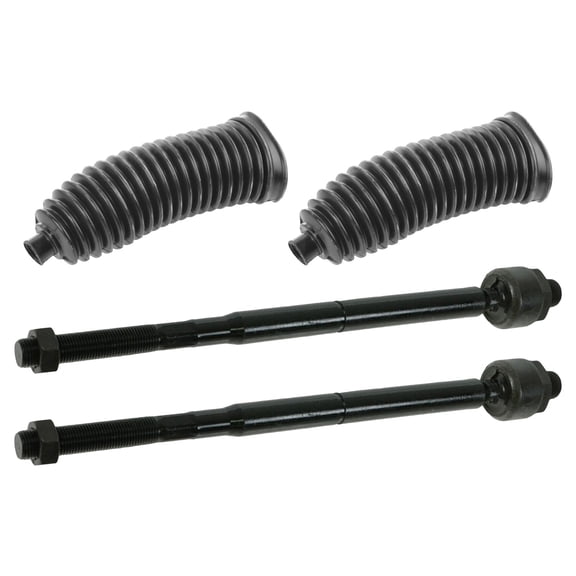 TRQ Inner Tie Rods & Bellows Kit Fits Chrysler 300 Challenger Charger Magnum PSA45721