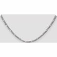 thumbnail image 2 of 14K White Gold Jbsp's 3mm Flat Figaro Chain (16 X 3) Made In South Africa 1300-16, 2 of 5