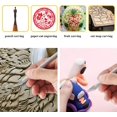 thumbnail image 2 of 18 piezas de herramientas de grabado, herramientas de papel de desecho de bricolaje utilizadas para siluetas, camafeos y letras, 2 of 5
