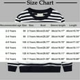 thumbnail image 3 of SERTG Kids Playful Print and Stripe Tee Shirt Long Sleeve Round Neck Fall Winter Comfortable Casual Top for Toddler Kids 2-8 Years(Black,4 Years), 3 of 4