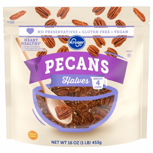 KR Pecan Halves 16 oz