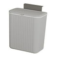 thumbnail image 2 of tredstone Cabinet Door Countertop Kitchen Waste Compost Bin Multifunctional Holder for Efficient Waste Management Grey 9L 1Set, 2 of 6
