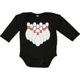 thumbnail image 3 of Inktastic Ten Pins for Bowling Boys or Girls Long Sleeve Baby Bodysuit, 3 of 5