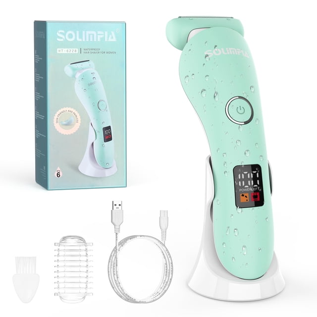 Afeitadora eléctrica Solimpia Lady Shavers para mujer IPX6 a prueba de agua
