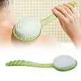 thumbnail image 2 of 2 pcs!! DreamyJuly Shower Back Brush Household Cleaning ToolsLong Handled Body Shower Back Brush Scrubber Massager Skin Cleaning Tool, Green bath brush, 2 of 9