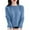Light Blue, variant on Women Casual Solid Color Bottoming Shirt Slim High Collar Knitted Long Sleeved Top Thermal Mens Underwear Climate Right Men's Thermal Tops Long Sleeve Boys Thermal Underwear Women Thermal