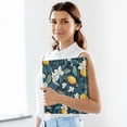 thumbnail image 6 of FORMRS 3 Ring Binder with Pockets 1.5" D-Rings Clip Board 200 Sheets Capacity, Floral Lemon, 6 of 8