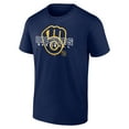 thumbnail image 2 of Men's Navy Milwaukee Brewers Stellar T-Shirt, 2 of 3