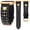 Black/Gold Buckle, variant on Leather Band Compatible with Apple Watch Band for Women 38/40/41/42/44/45/46/49mm, Studded Heart Charm Designer Strap, Dressy Slim iWatch Band for Series 11/10/9/8/7/6/5/4/SE/Ultra