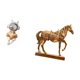 thumbnail image 5 of Figura Decorativa De Astronauta Con Forma De Caballo, Estatua De Resina, Adorno Para Chimenea, Centro De Mesa, Hogar U Oficina. Adorno Para Pastel Con Animal Grabado., 5 of 8