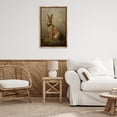 thumbnail image 4 of Stupell Industries Traditional Brown Bunny Portrait Brown Floating Frame Canvas Art, 21 x 31, by Petals Prints Design, 4 of 8