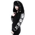 thumbnail image 2 of Restyle Gothic Lunar Hoodie with Moon Phases, S, 2 of 7