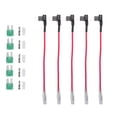 thumbnail image 1 of Unique Bargains 5 Set Universal Car Fuse Tap and Circuit Adapters 12V with 30A Blade Type Fuses, 1 of 8