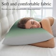 thumbnail image 5 of Green Grey Ombre Throw Pillow Covers, Farmhouse Gradient Minimalist Soft Breathable Pillow Cases with Invisible Zipper for Sleeping, Small Pillowcases for Couch Bed Sofa Chair 16x24 Inches, 5 of 9