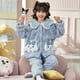 thumbnail image 2 of Anime Sanrios Pajama Set for Kids Home Wear Autumn Winter Kawaii Pompom Purins Cinnamoroll Kuromi Flannel Pajamas Warm Thickened, 2 of 5