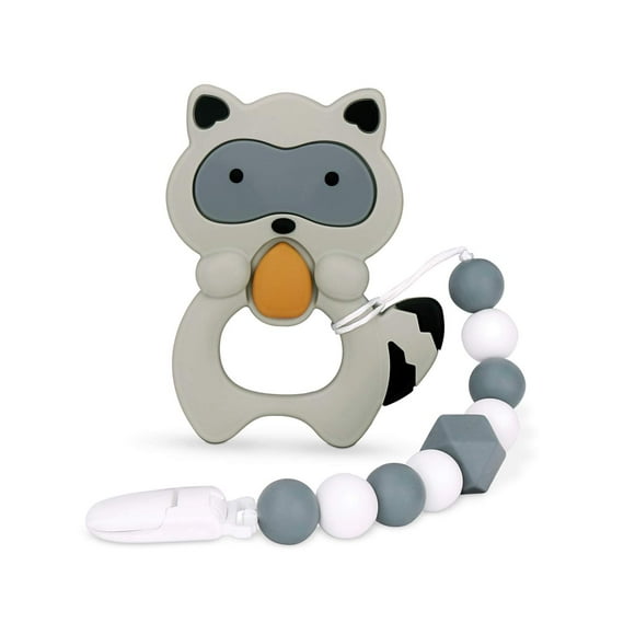 BABARLA Baby Teething Toys,with Pacifier Clip for Pacifiers,Binky,Soother,Dummy,Soothies,teething rings