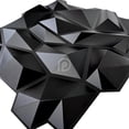 thumbnail image 3 of Panel Decorativo 3D DECO PVC 50x50cm Caja Con 10 Piezas X1203 CRISTAL BLACK, 3 of 7